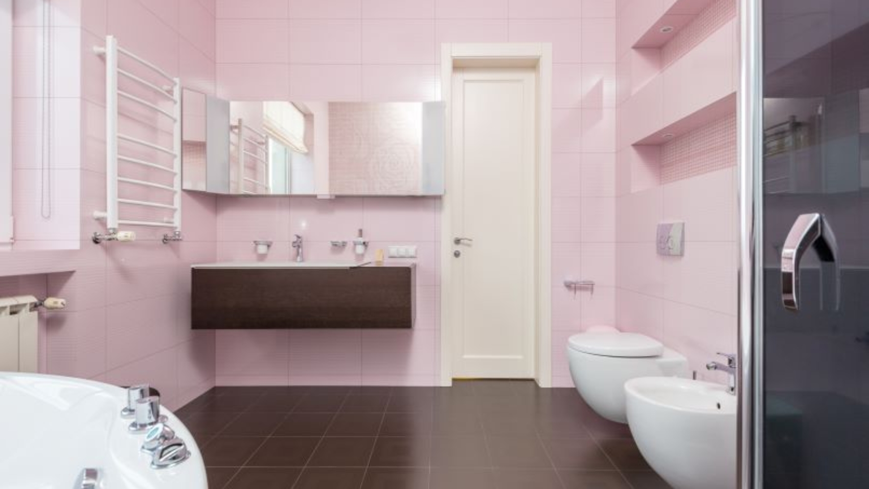 Pink Bathroom Tiles